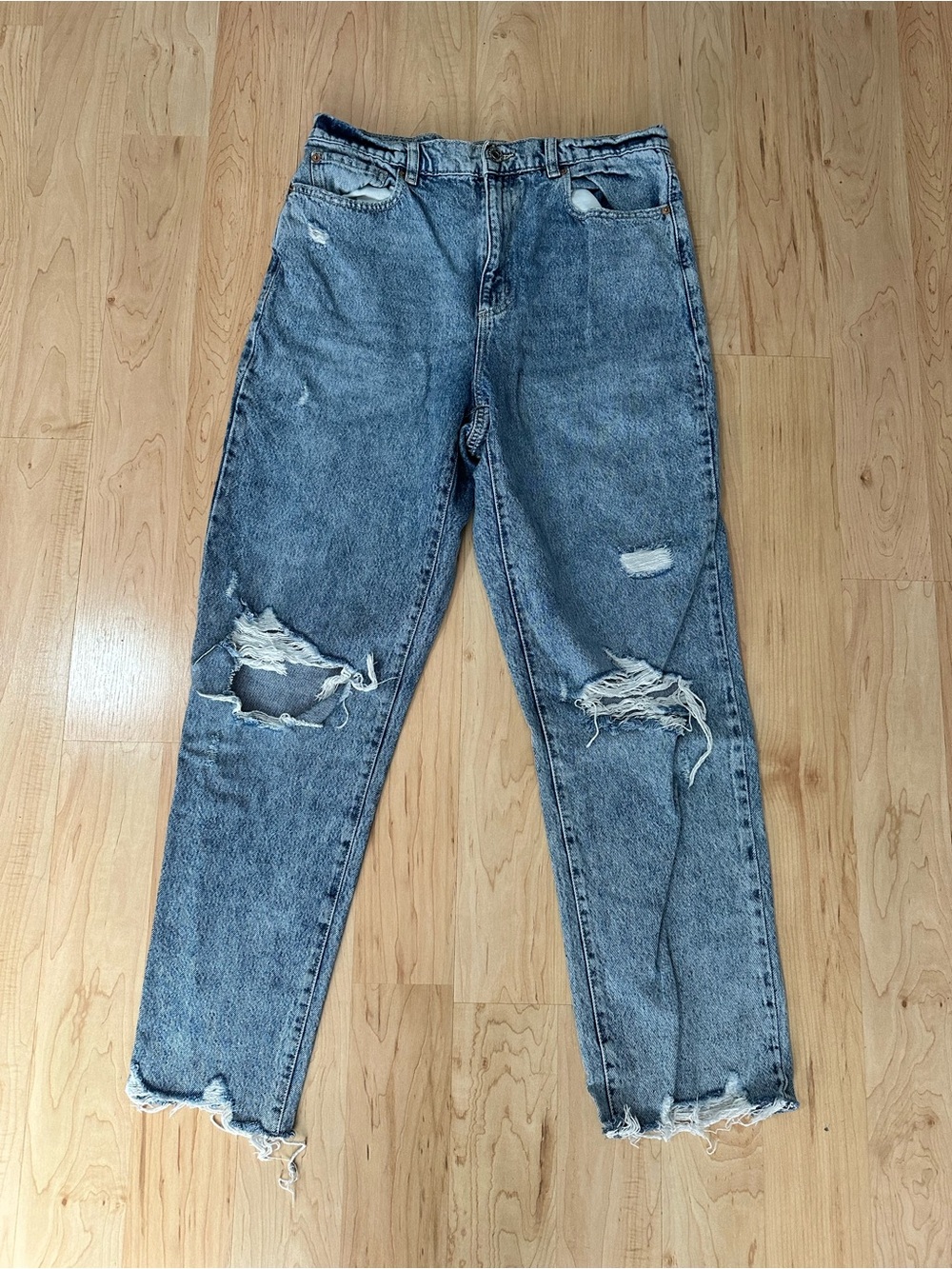 Garage Women’s Ripped Light Blue Jeans